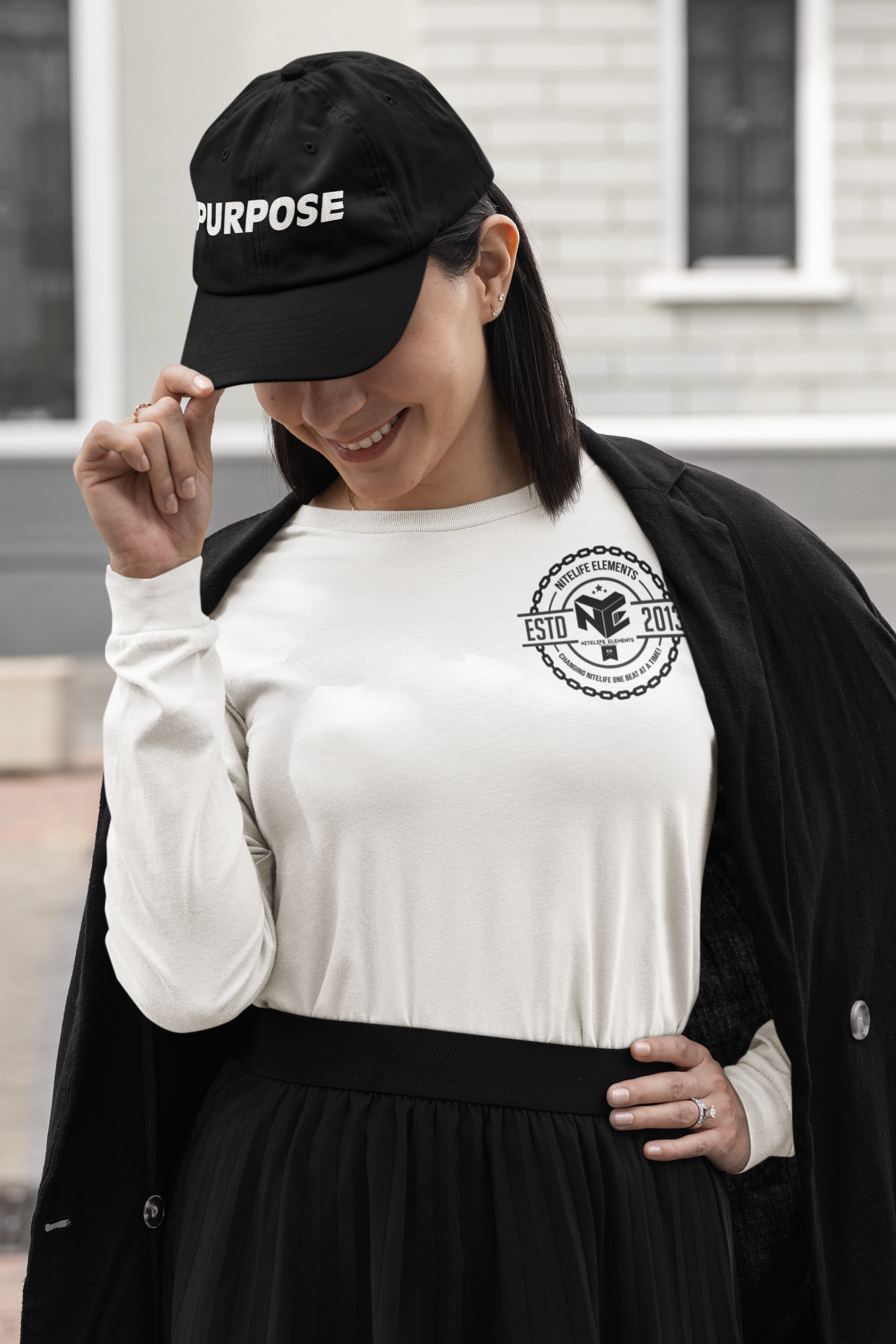 "Nightlife Elements" Custom Vintage Cap – Personalized Embroidered Style with Purpose